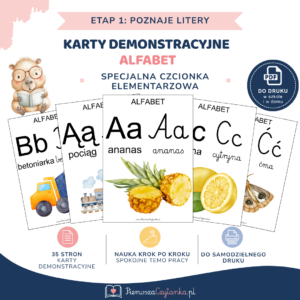 Alfabet – karty demonstracyjne