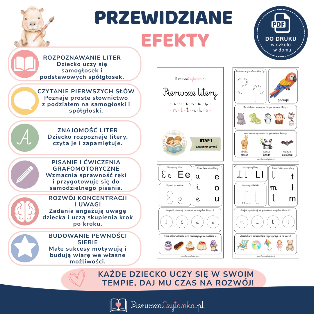 Pierwsze litery – przykładowa strona 2