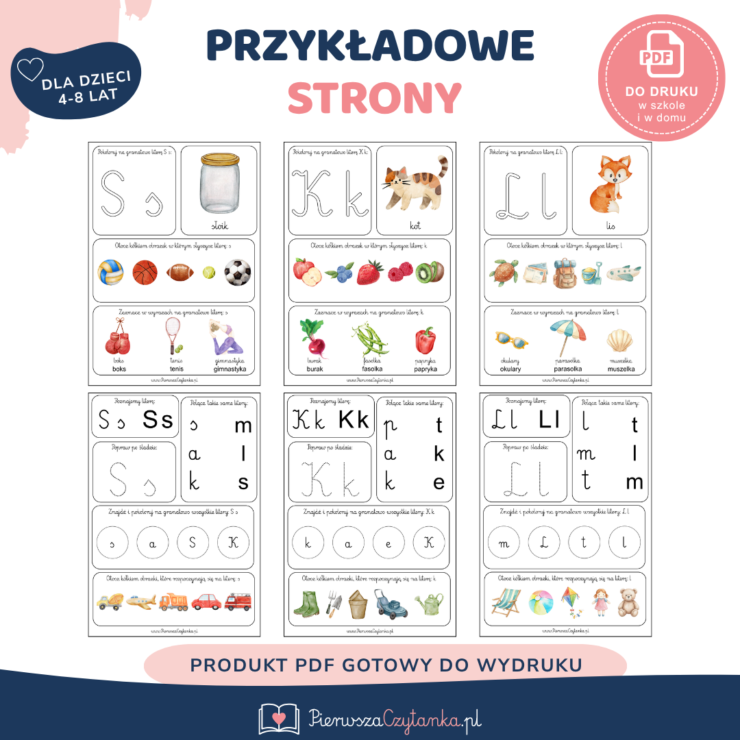 Pierwsze litery – przykładowa strona 4