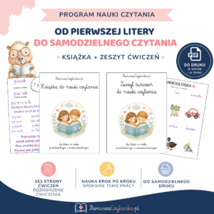 Program nauki czytania – książka + zeszyt ćwiczeń